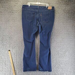 Levis Jeans Womens 22W Blue Classic Bootcut Stretch Comfort Denim *Read*